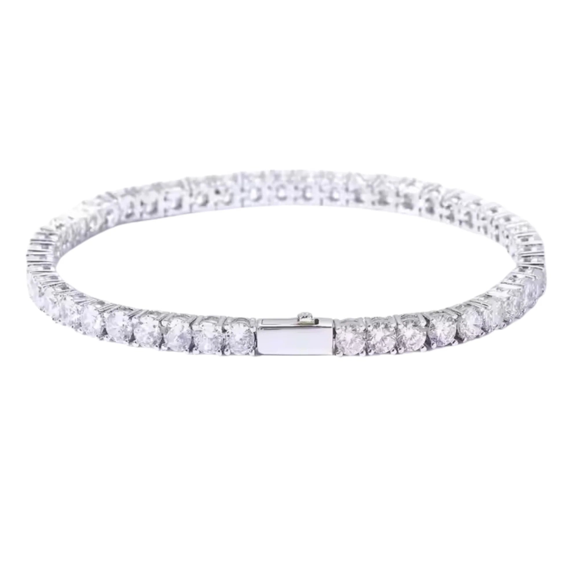4MM TENNIS BRACELET - ICED OUT